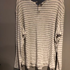 STRIPPED LONG SLEEVE TEE